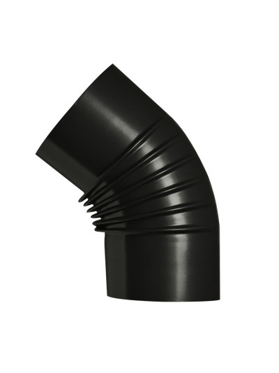 Curva 45° stufa a legna Save Classic DN 120 mm smaltato Nero