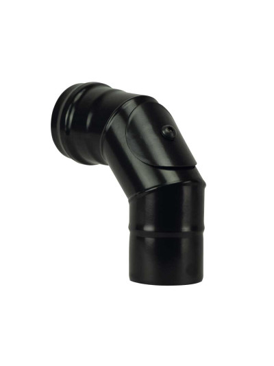 Curva 90° con ispezione stufa a pellet Save Pellet DN 100 mm smaltato Nero con guarnizione