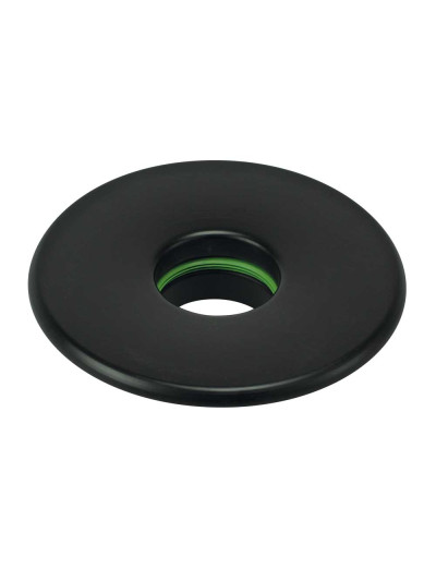 Rosone Maxi stufa a pellet Save DN 80 mm verniciato Nero con guarnizione