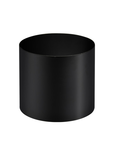 Raccordo F/F stufa a legna Save Plus 1,2mm DN 120 mm smaltato Nero